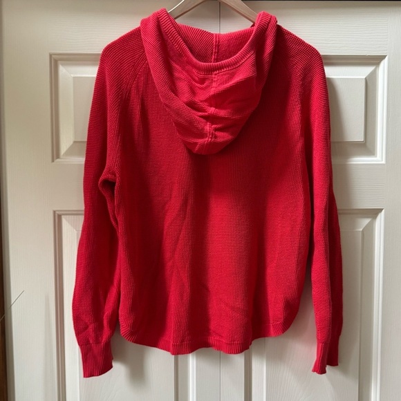 Lauren Ralph Lauren Black Label Hooded Waffle Knit Sweater - Picture 4 of 13